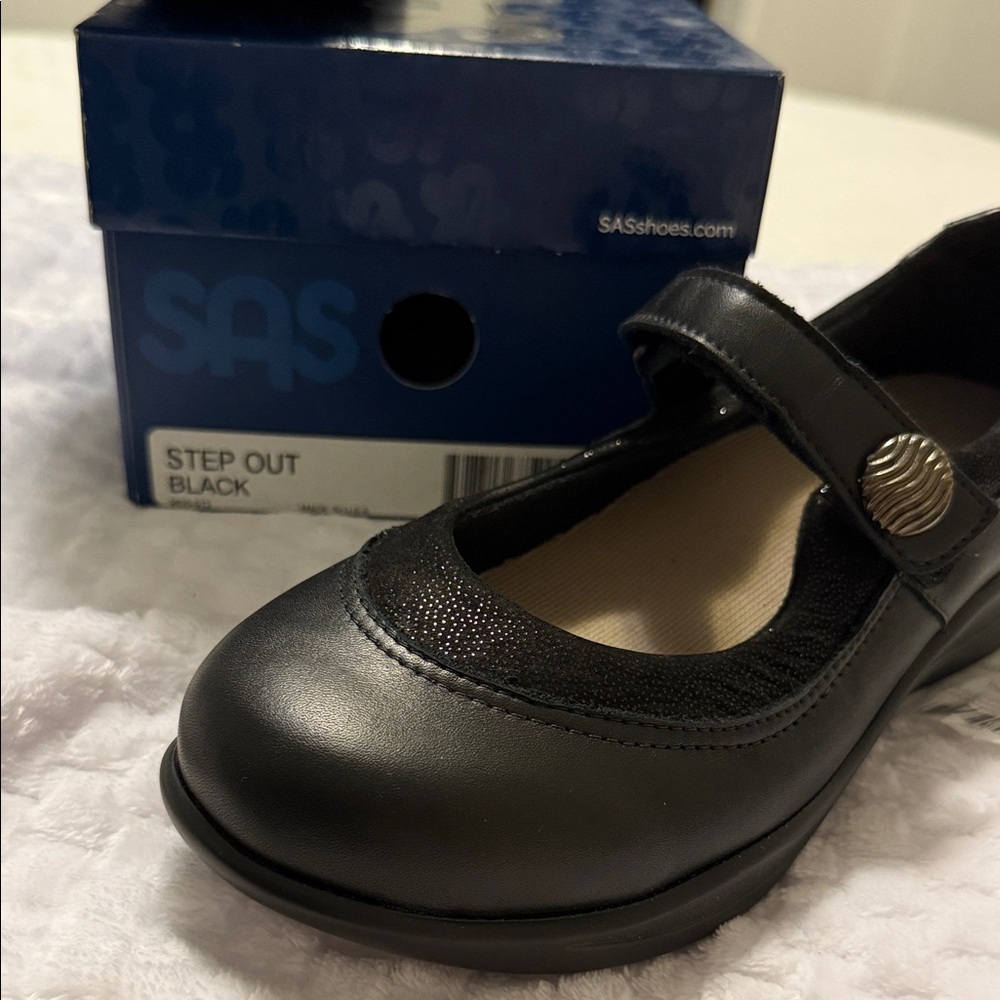 SAS Women’s Step Out Black Mary Jane Shoes